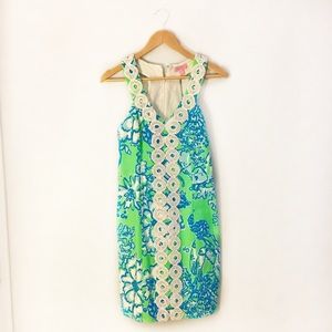 Lilly Pulitzer Trudy Shift Dress in Go Go Green